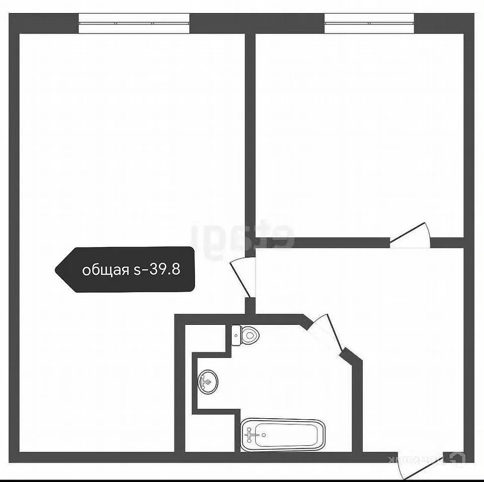 Квартира в монолитном доме 2001 года постройки.С/у совмещен выложен кафелем, новые обои,на полу линолеум окна стеклопакеты,окна во двор.Состояние хорошее.